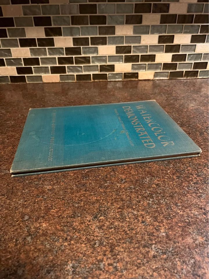 Watercolor Demonstrated by Ernest W Watson and Norman Kent Vintage Hardcover Book 1946