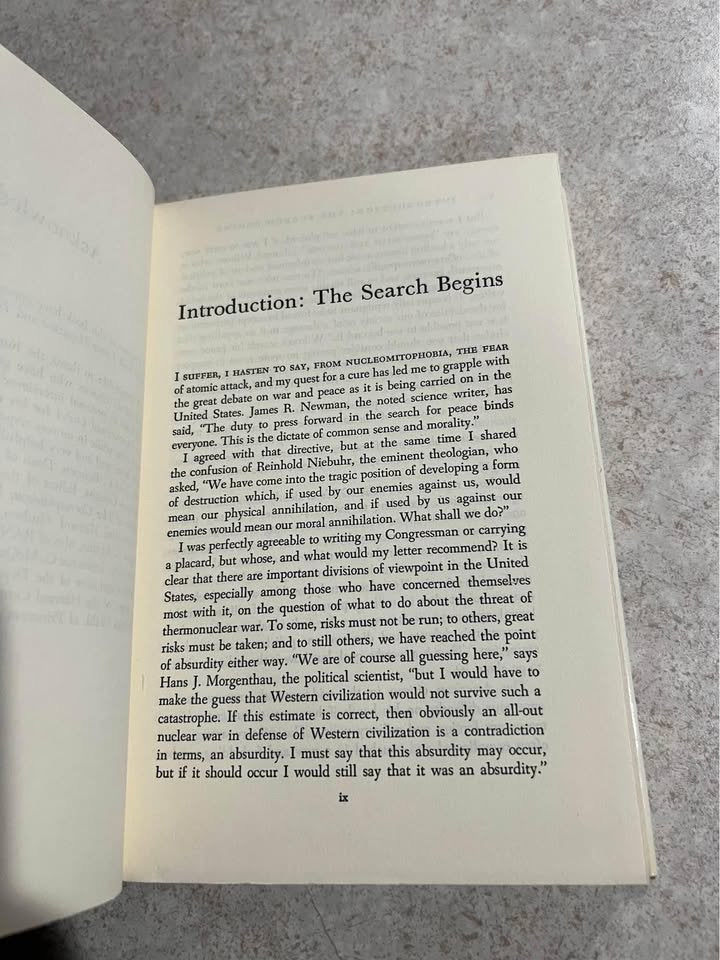 The War-Peace Establishment by Arthur Herzog Vintage Hardcover Book 1965