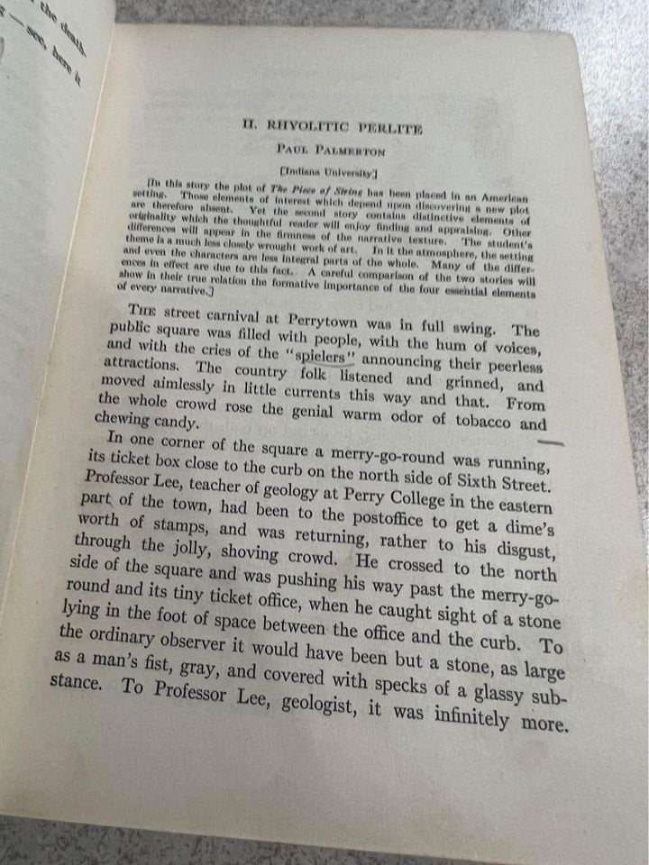 1917 A Book of Narratives by Oscar James Campbell & Richard Ashley Antique Vintage Hardcover Book