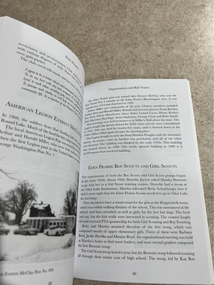 Eden Prairie: A Brief History by Marie Wittenberg Paperback Book 2011