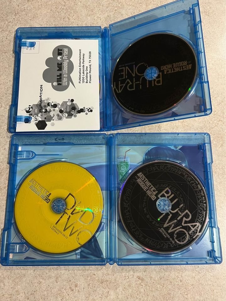 Aesthetica of a Rogue Hero Complete Series Blu-Ray / DVD Combo Limited Edition 4 Disc Set Box Set