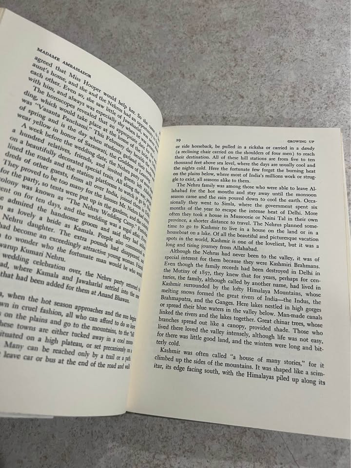 1962 Madame Ambassador by Anne Guthrie Vintage Hardcover Book Signed