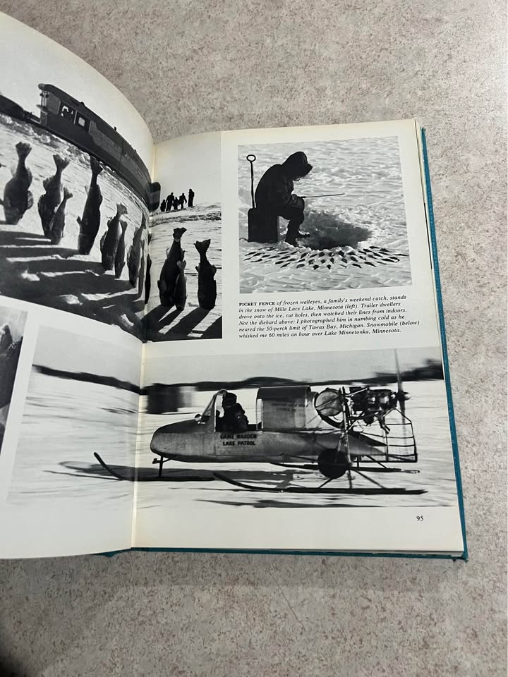 1965 Wondrous World of Fishes by National Geographic Society Vintage Hardcover Book
