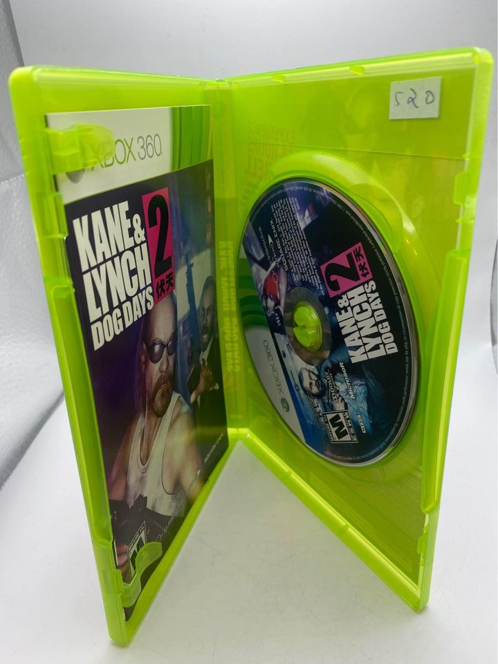 Kane & Lynch 2 Dog Days Xbox 360 Video Game 2010