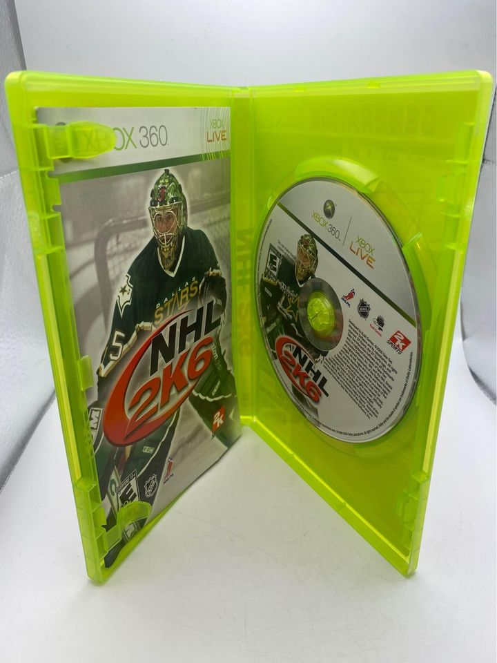 NHL 2K6 2006 Xbox 360 Video Game Complete w/ Manual 2005