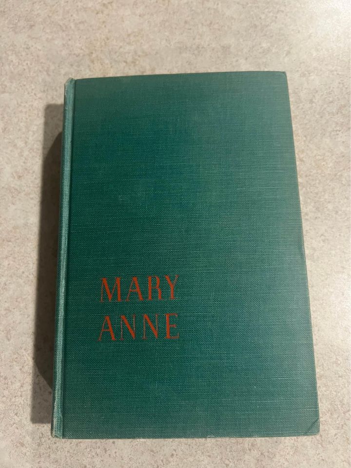 1954 Mary Anne by Daphne Du Maurier Vintage Hardcover Book