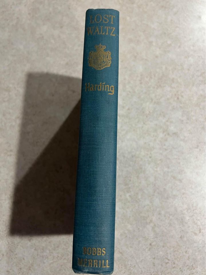 1944 Lost Waltz A Story of Exile by Bertita Harding Antique Vintage Hardcover Book