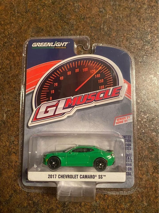 2017 Chevy Chevrolet Camaro SS Greenlight GL Muscle Series 21 1/64 Diecast Car New