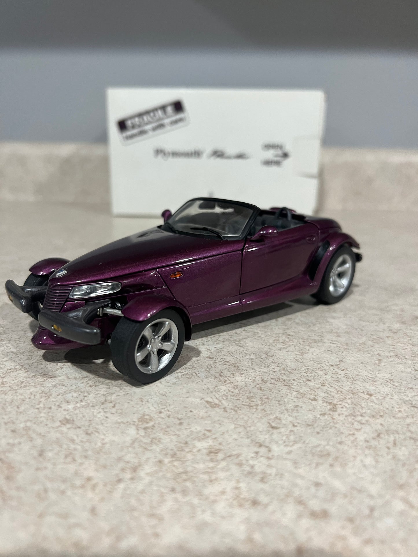 1997 Plymouth Prowler Danbury Mint 1/24 Diecast Car w/ Box