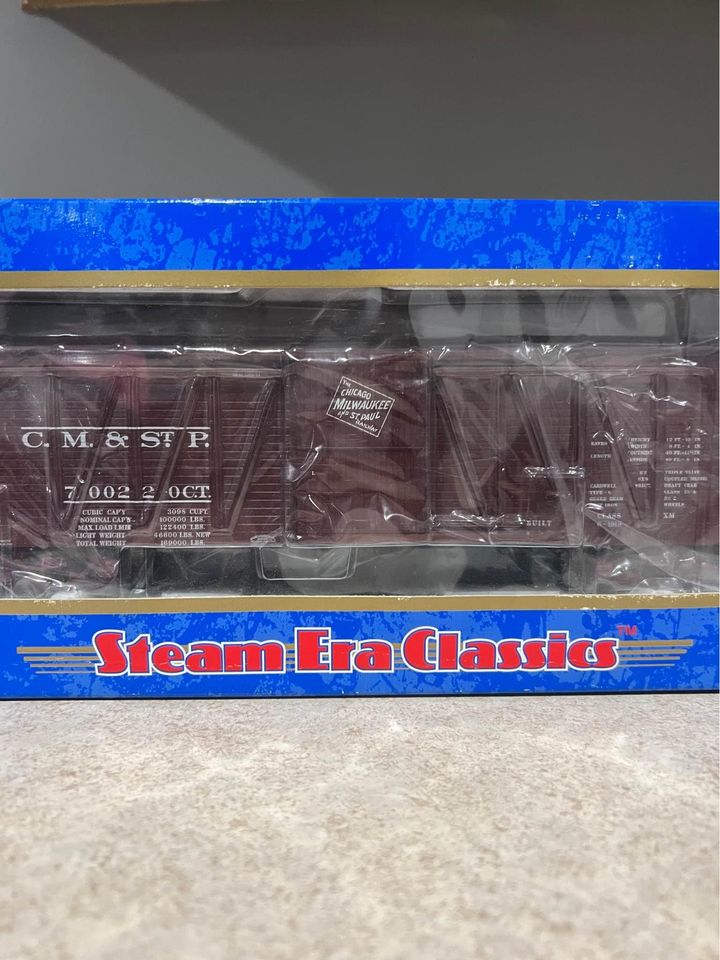 Atlas Steam Era Classics #6459-1 USRA Box Car Mulwaukee Road #700220 3 Rail O Scale Model Train