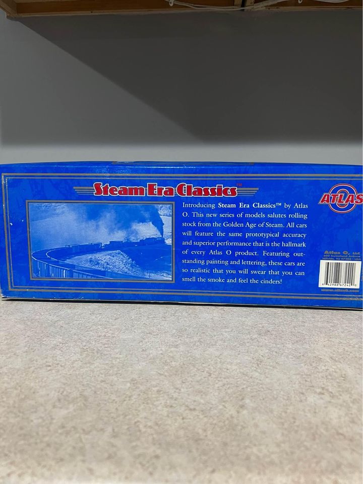 Atlas Steam Era Classics #6724B Woodside Reefer Car Miller #93180 3 Rail O Scale Model Train