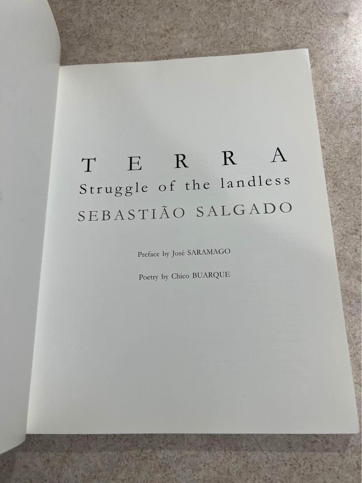 Terra: Struggle of the Landless by Sebastiao Salgado Paperback Book 1998