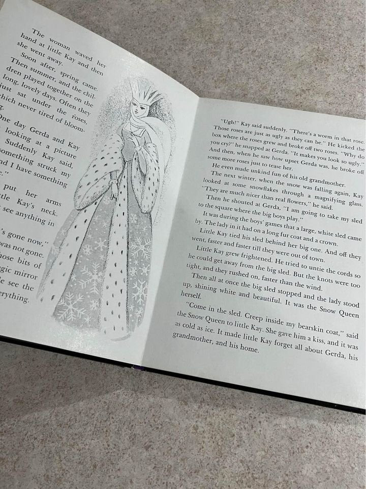 The Snow Queen by Hans Christian Andersen Vintage Hardcover Book 1966