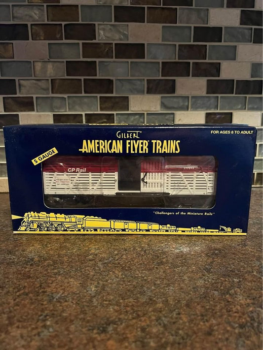 Gilbert American Flyer Canadian Pacific CP Stock Car 6-48367 S Gauge 3/16” Scale Model Train NEW