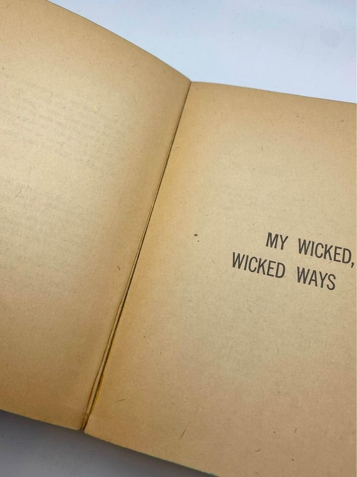 1961 My Wicked, Wicked Ways by Errol Flynn Paperback Book
