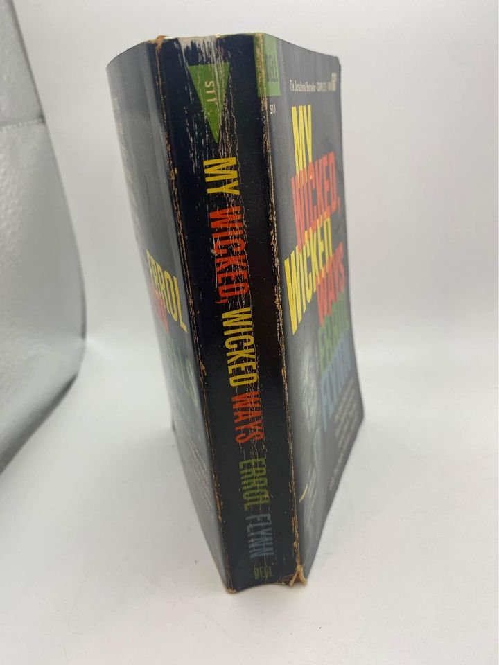 1961 My Wicked, Wicked Ways by Errol Flynn Paperback Book