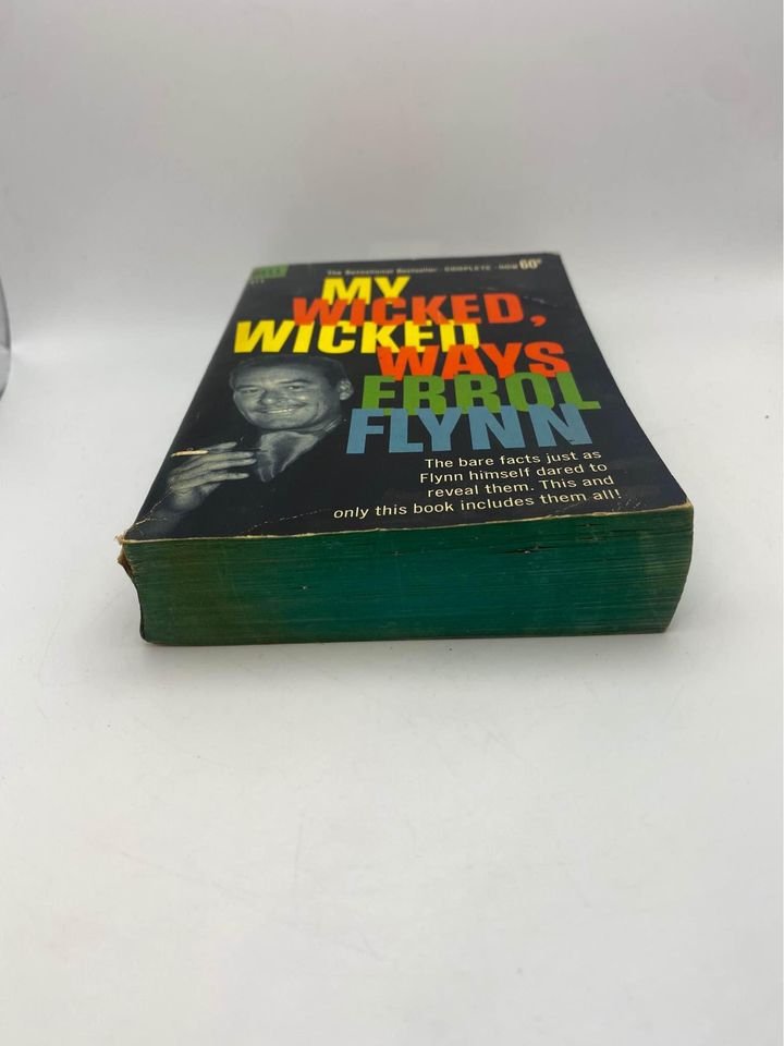 1961 My Wicked, Wicked Ways by Errol Flynn Paperback Book