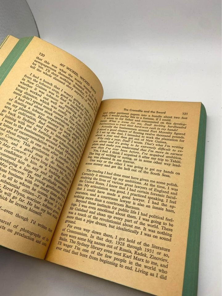 1961 My Wicked, Wicked Ways by Errol Flynn Paperback Book