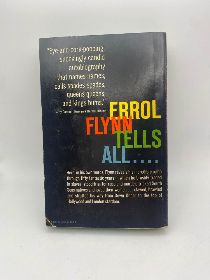 1961 My Wicked, Wicked Ways by Errol Flynn Paperback Book