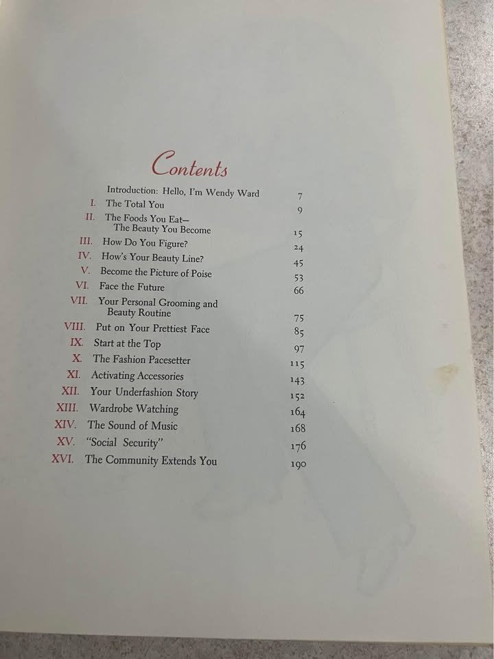 Wendy Ward Charm Book by Wendy Ward Young Girl Manners Fashion Vintage Rare Hardcover Book 1972