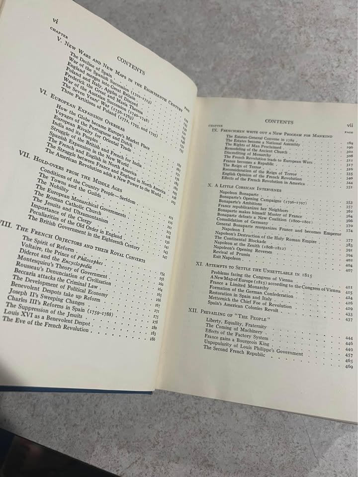 1929 Development of Modern Europe 1 by James Harvey Robinson & Charles Beard Antique Hardcover Book
