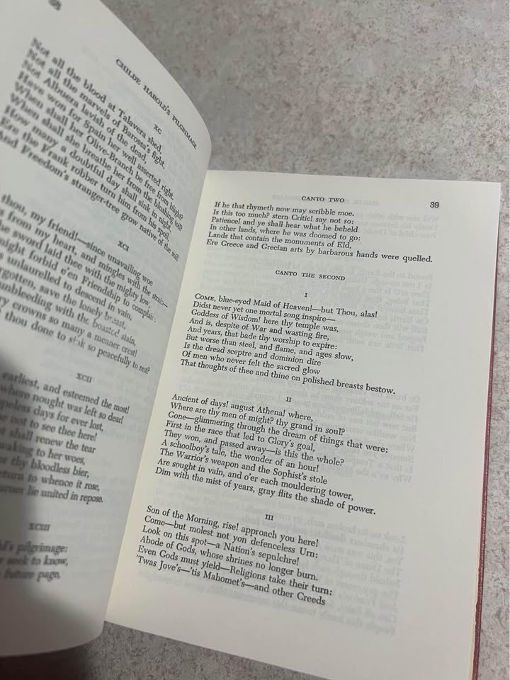 1951 The Works of Lord Byron Black’s Readers Service Antique Vintage Hardcover Book