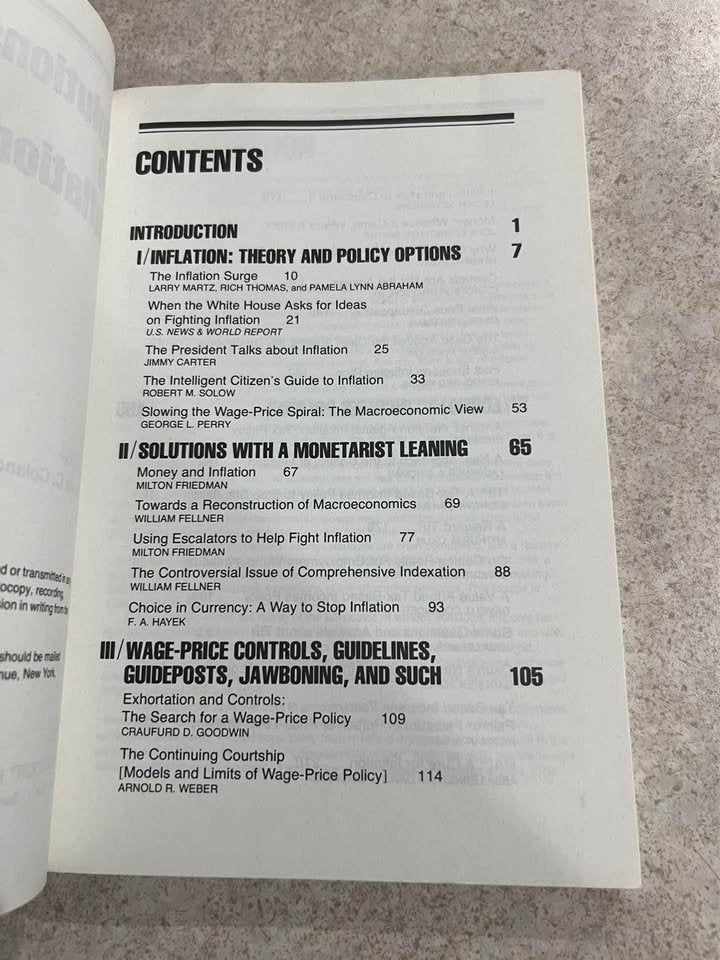 Solutions to Inflation by David C. Colander Paperback Book 1979