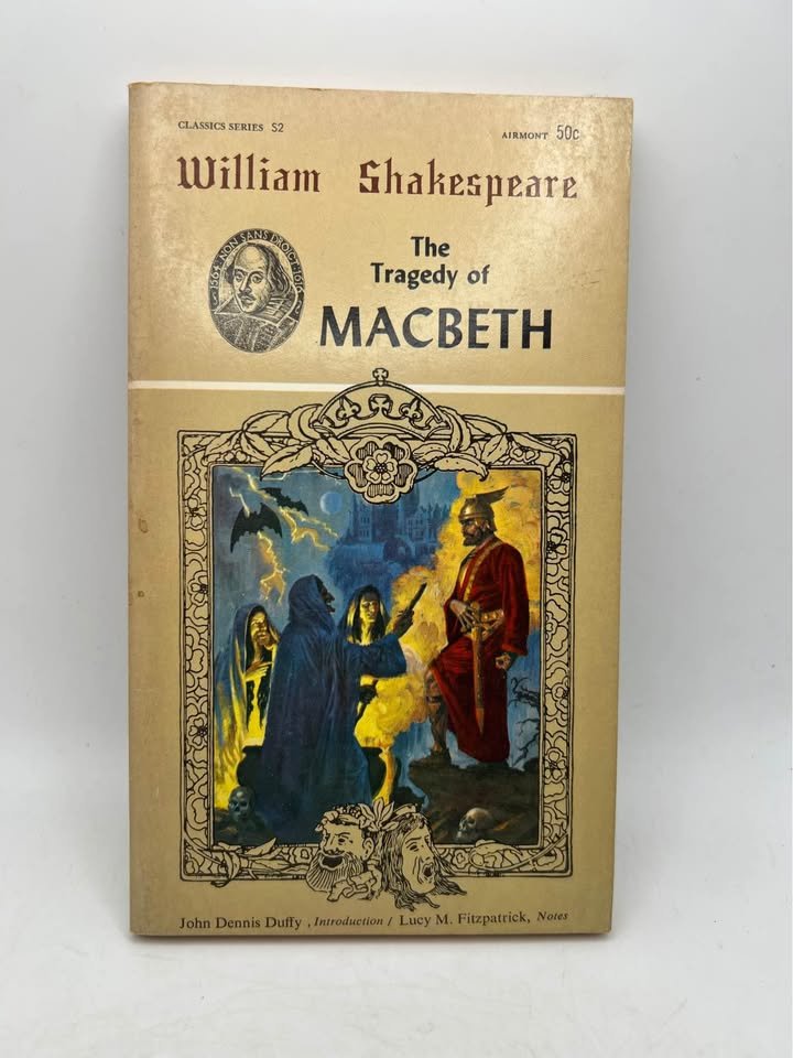 The Tragedy of Macbeth by William Shakespeare Vintage Paperback Book 1965