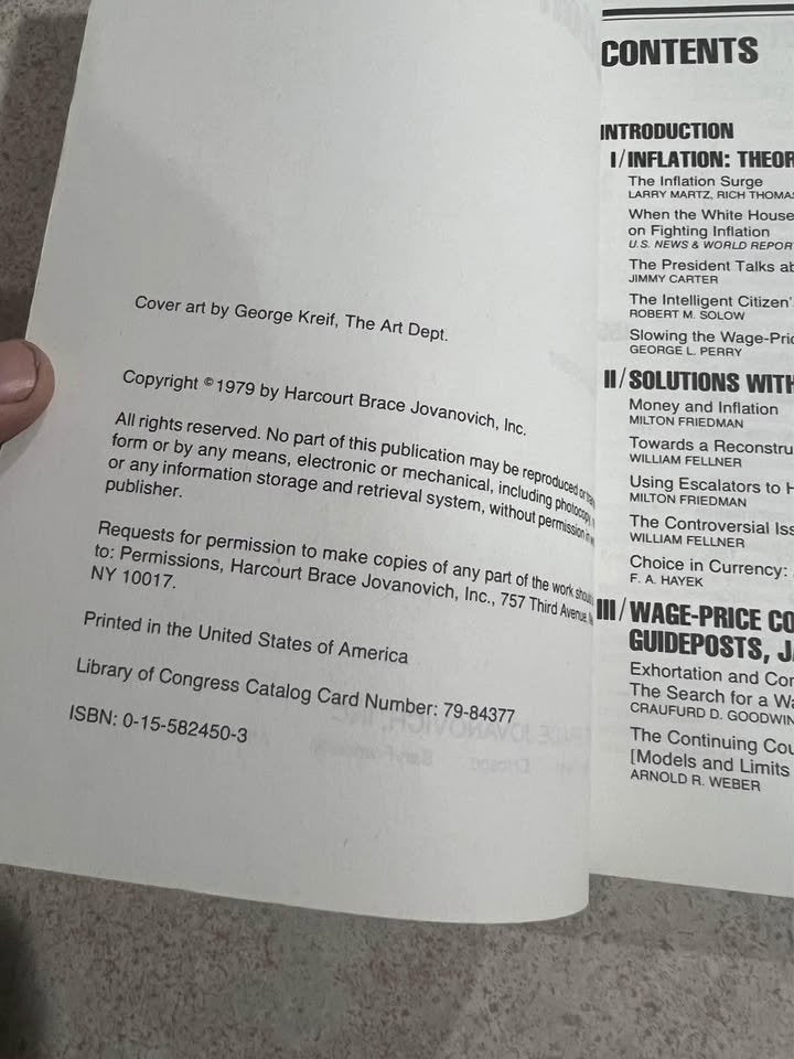 Solutions to Inflation by David C. Colander Paperback Book 1979