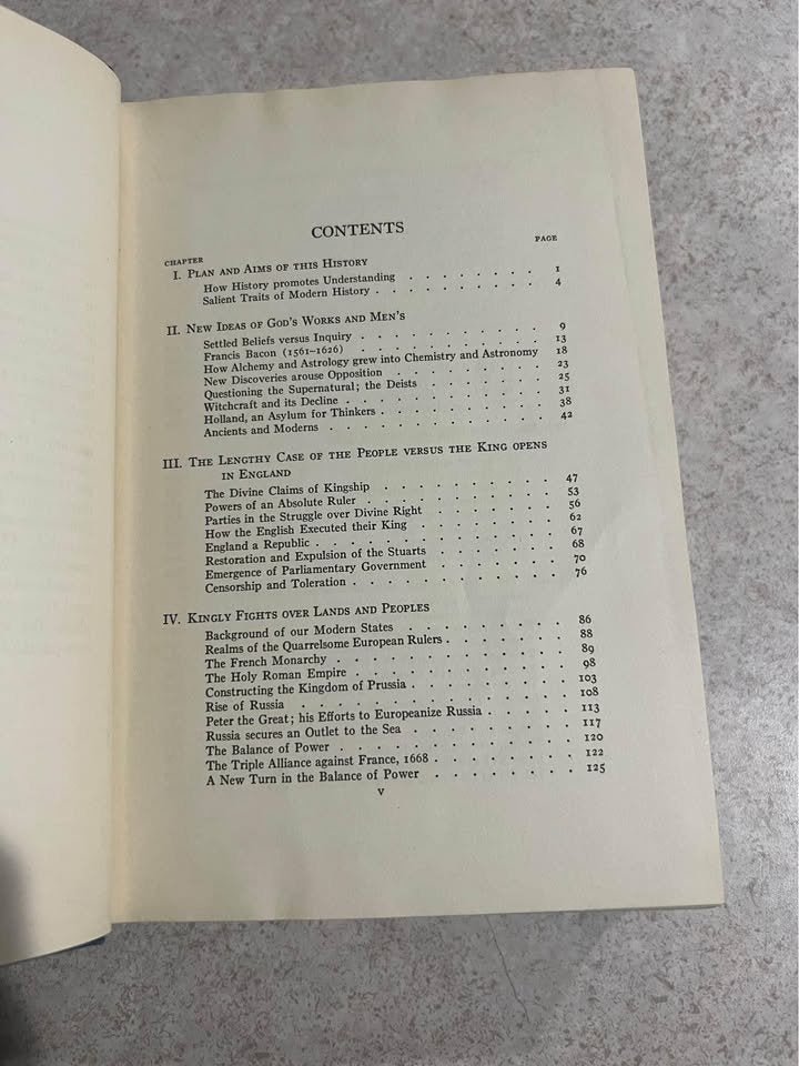 1929 Development of Modern Europe 1 by James Harvey Robinson & Charles Beard Antique Hardcover Book