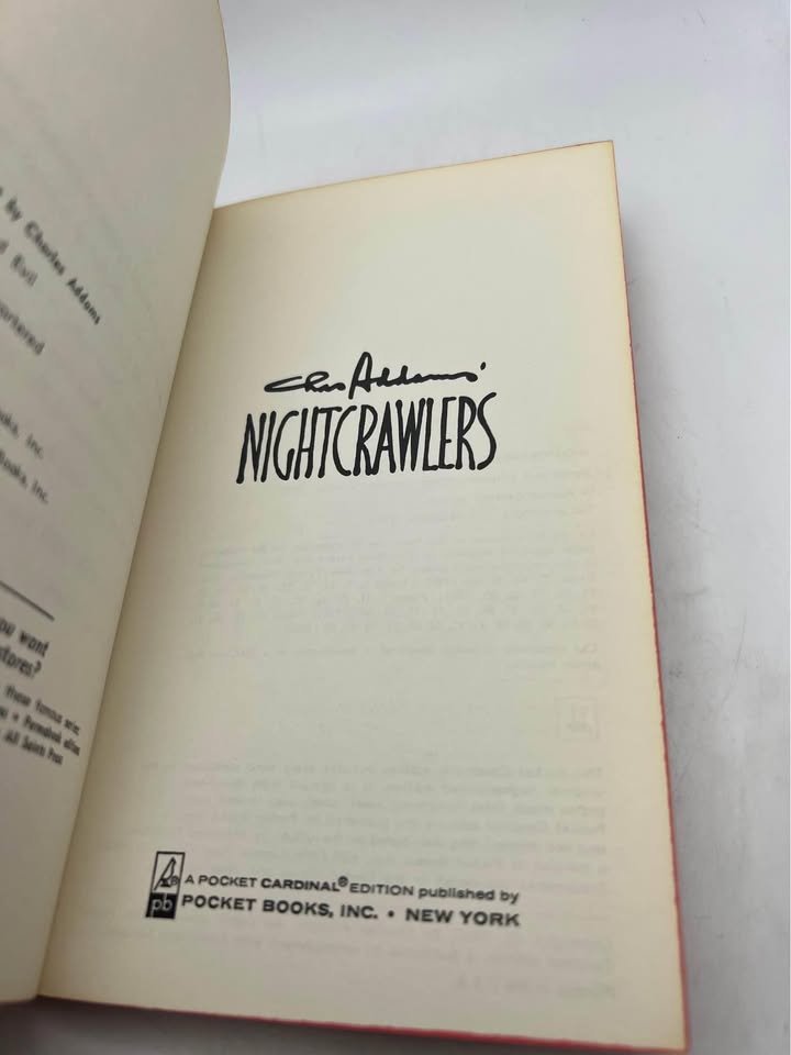 1964 Nightcrawlers by Chas Addams Vintage Paperback Book