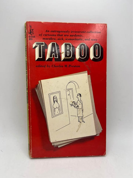 1968 Taboo by Charles M Preston Vintage Paperback Book