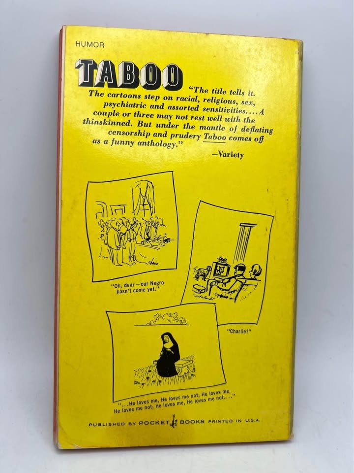 1968 Taboo by Charles M Preston Vintage Paperback Book