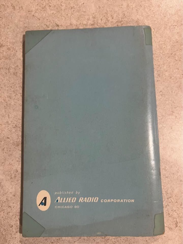 1963 Getting Started in Electronics by Allied Radio Vintage Paperback Book