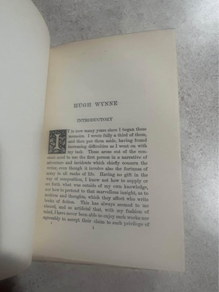 1899 Hugh Wynne Free Quaker by S. Weir Mitchell Antique Vintage Two Volume Hardcover Book Set