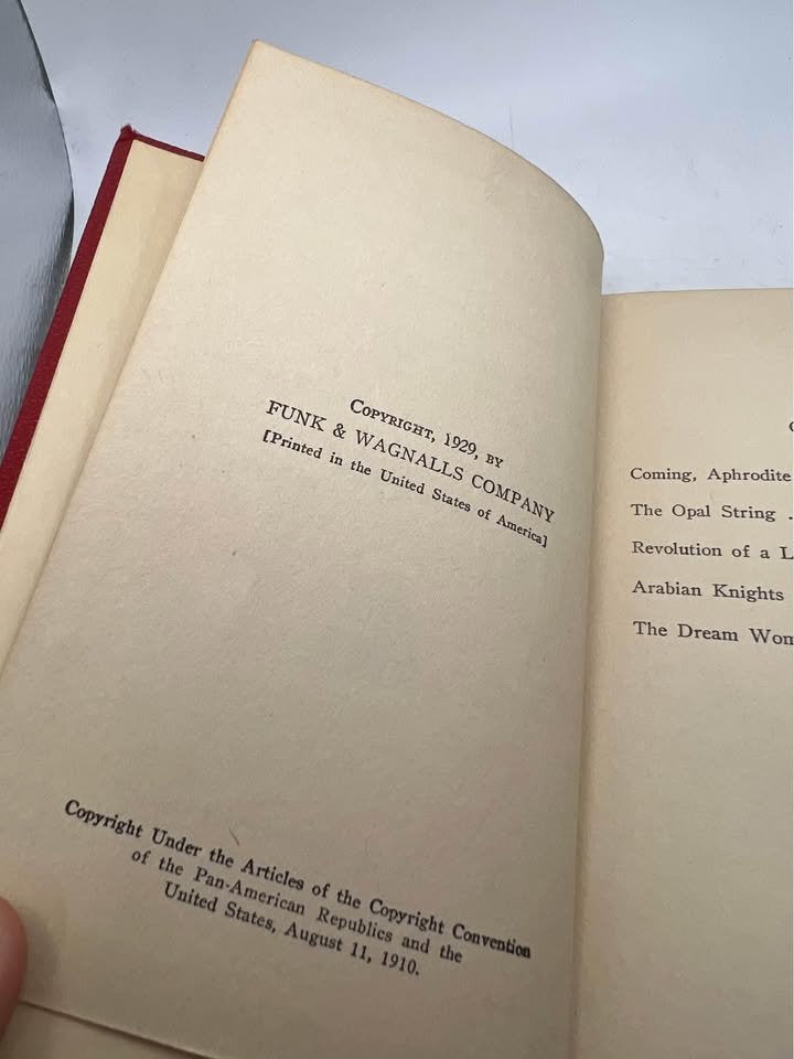 The Worlds 50 Best Short Novels Volume 5 by Grant Overton Antique Vintage Hardcover Book 1929