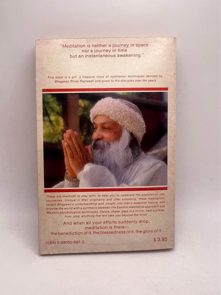 The Orange Book: The Meditation Techniques by Bhagwan Shree Rajneesh Rare Paperback Book 1983