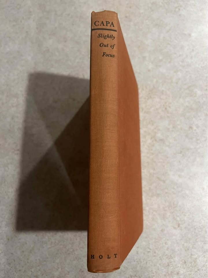 Slightly Out Of Focus by Robert Capa Rare Antique Vintage Hardcover Book 1947