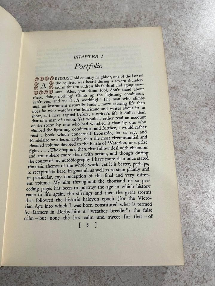 1950 Noble Essences by Sir Osbert Sitwell Antique Vintage Hardcover Book