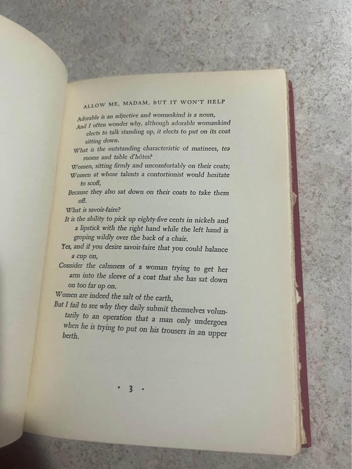 1942 Good Intentions by Ogden Nash Antique Vintage Hardcover Book