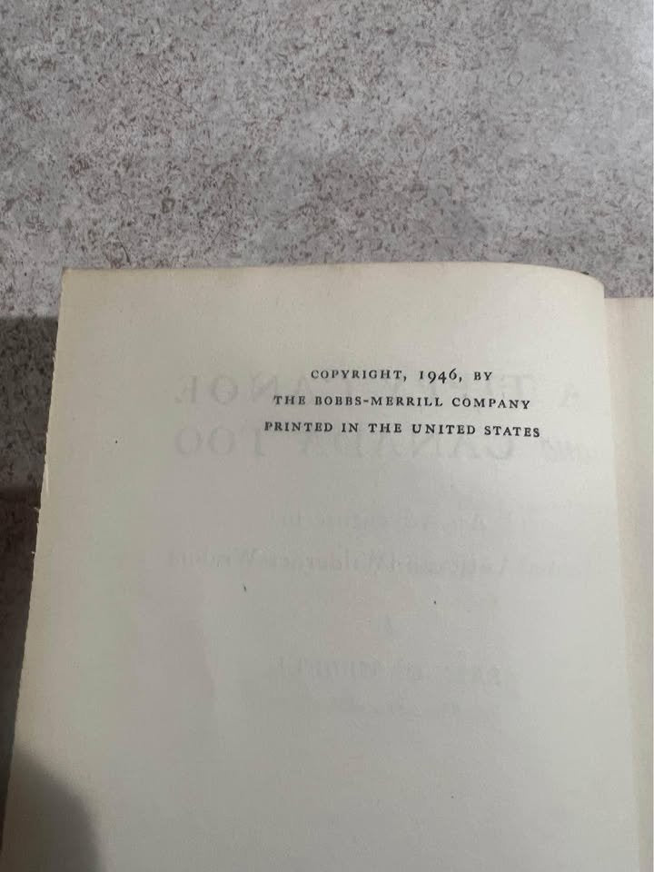 1946 A Tippy Canoe and Canada Too by Sam Campbell Antique Vintage Hardcover Book