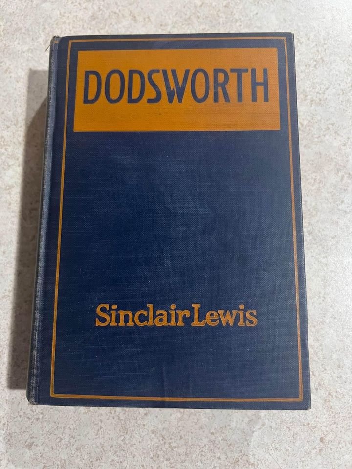 1929 Dodsworth by Sinclair Lewis Antique Vintage Hardcover Book
