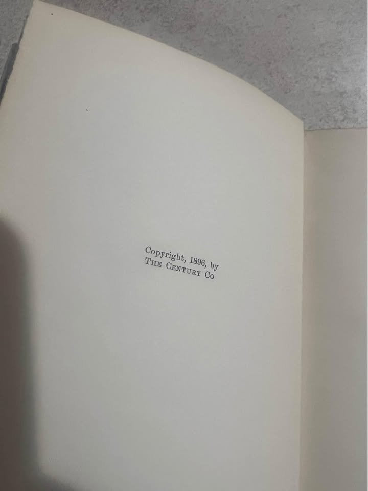 1899 Hugh Wynne Free Quaker by S. Weir Mitchell Antique Vintage Two Volume Hardcover Book Set