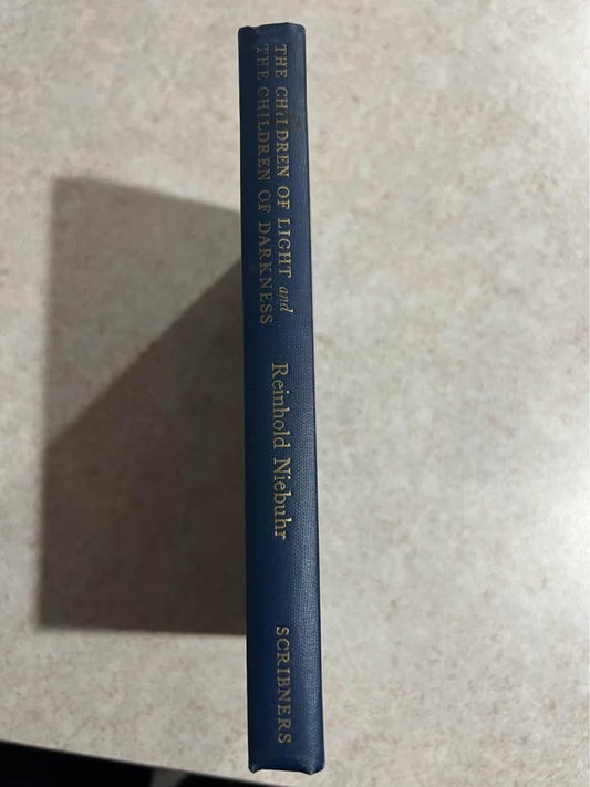 1945 The Children of Light and Darkness by Reinhold Niebuhr Antique Vintage Hardcover Book