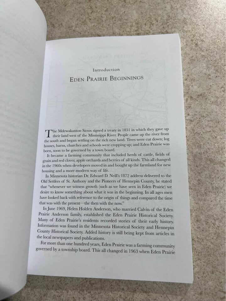 Eden Prairie: A Brief History by Marie Wittenberg Paperback Book 2011