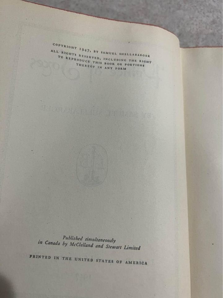 Prince of Foxes by Samuel Shellabarger Antique Vintage Hardcover Book 1947