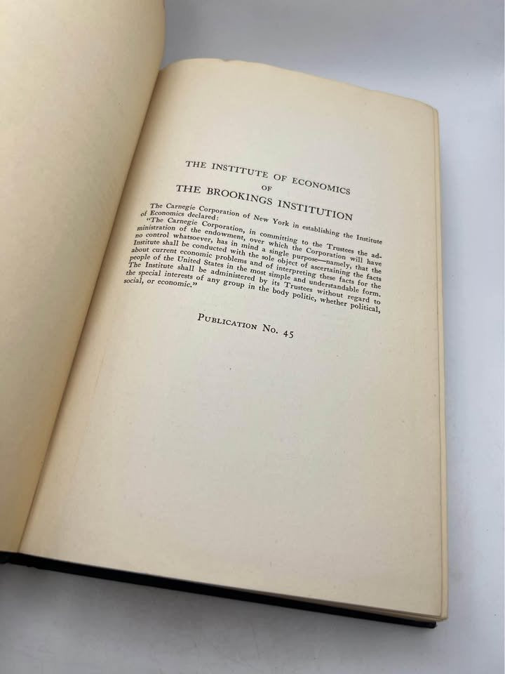 Credit Policies of the Federal Reserve System by Charles Hardy Antique Vintage Hardcover Book 1935