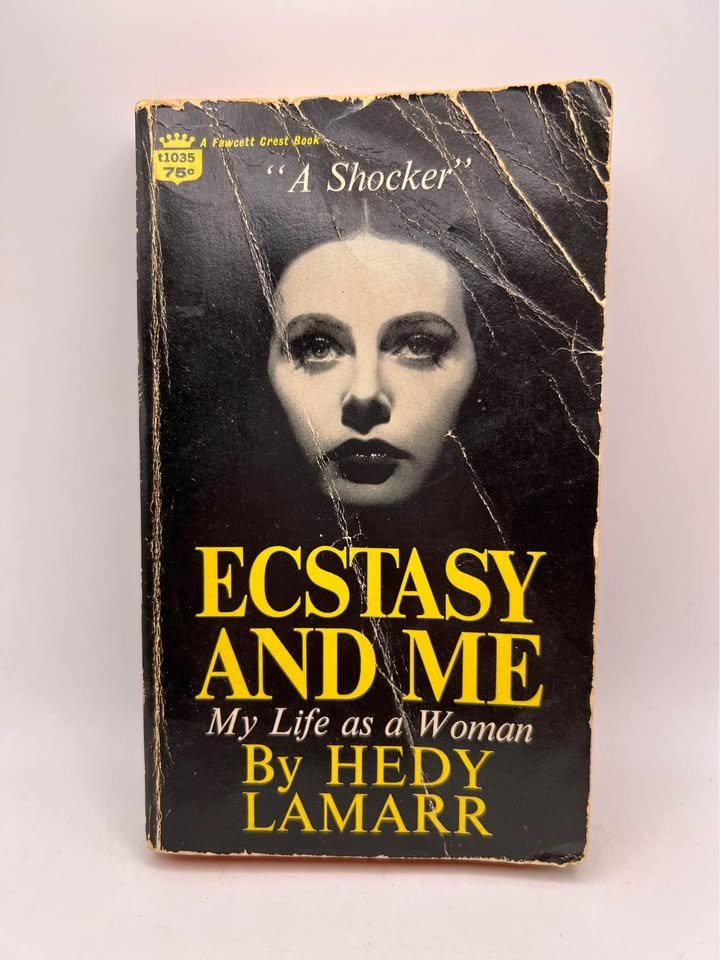 Ecstasy and Me My Life as a Woman by Hedy Lamarr Vintage Paperback Book 1967