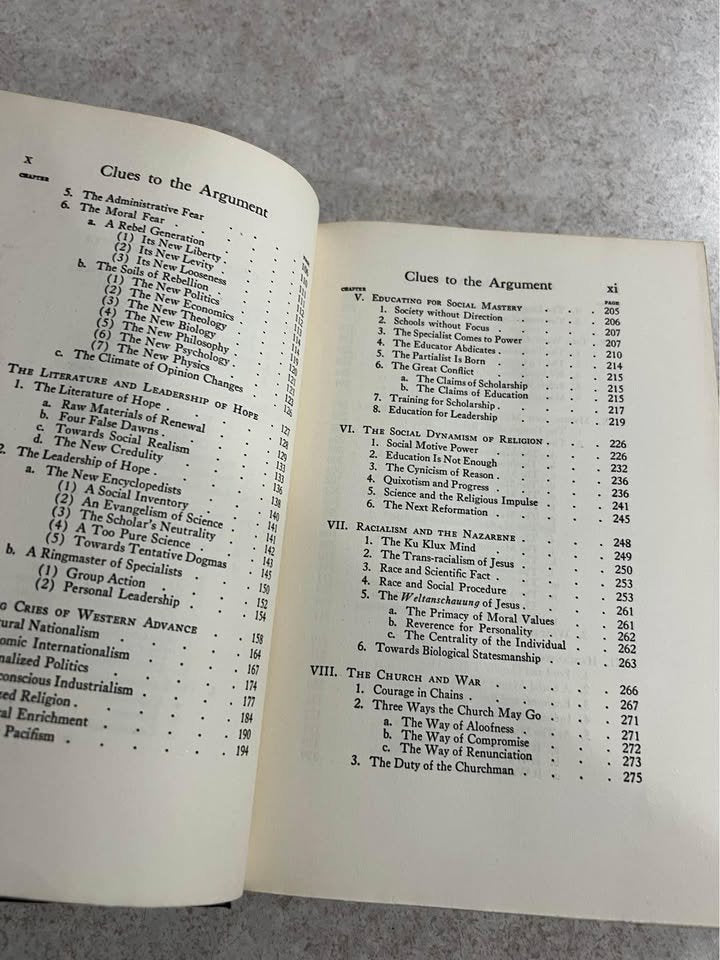 1932 Thunder and Dawn by Glenn Frank Antique Vintage Hardcover Book