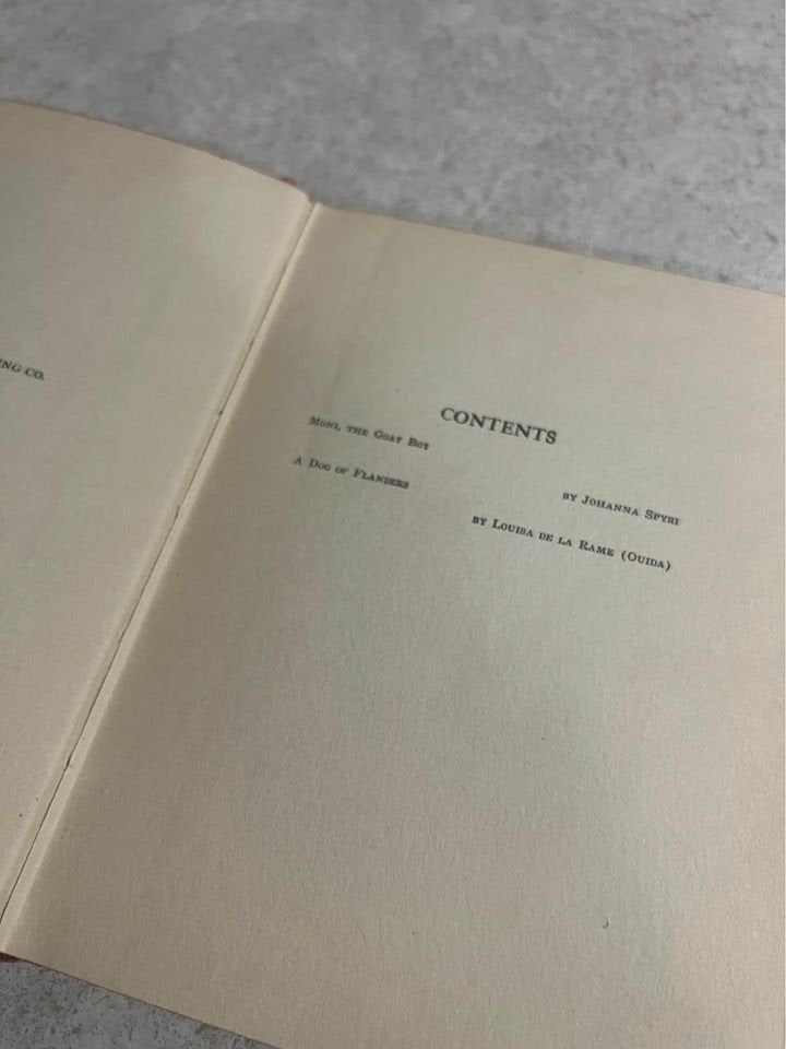Moni, The Goat Boy by Johanna Spyri Antique Vintage Hardcover Book 1926
